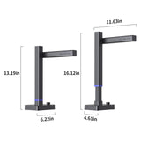 CZUR Shine Ultra Pro Book Scanner, 24MP Document Scanner, Portable USB Document Camera, Scan Max A3 Format w/ Adjustable Height