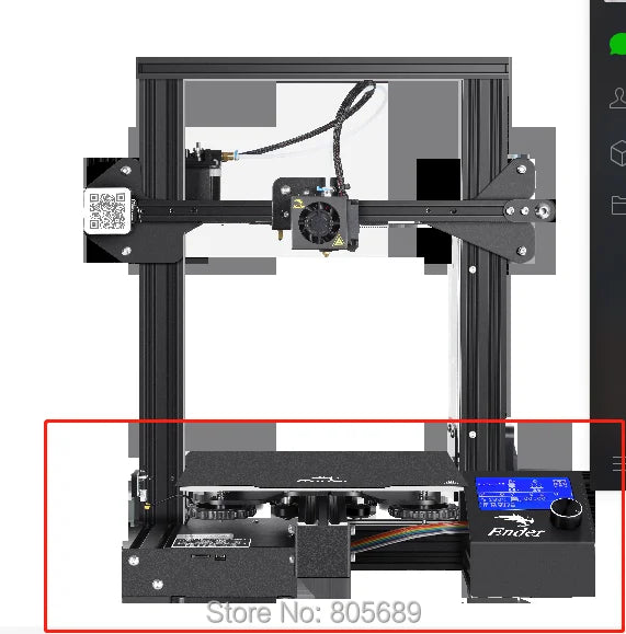Ender 3 3D Printer FDM 3D Printers Printing Printing Size  220*220*250mm I3 ABS PLA Printing DIY