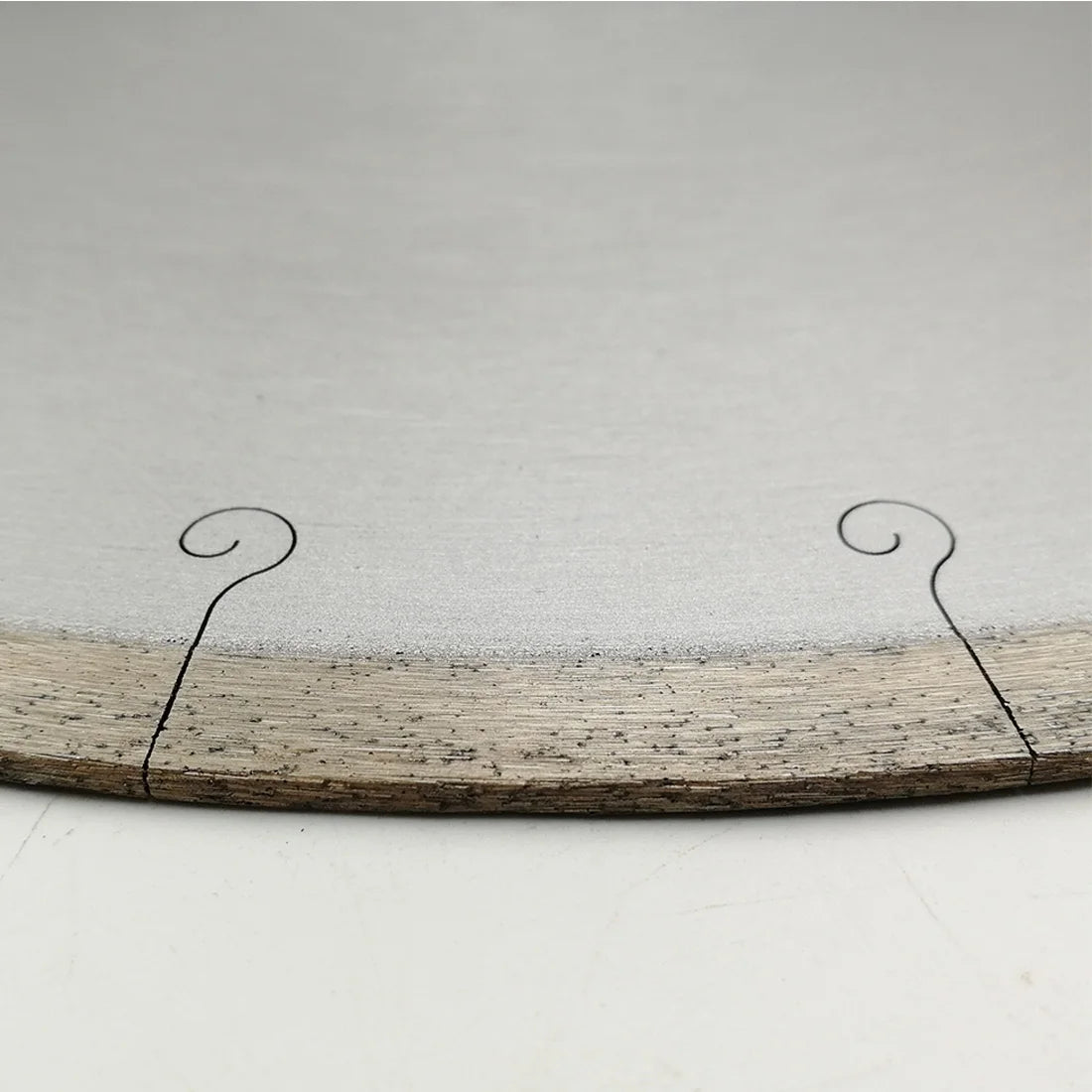 DT-DIATOOL 2pcs 200/350MM Wet Diamond Ceramic Cutting Disc Saw Blades With Hook Slot Bore 60mm with 50mm reducer for Tile Marble