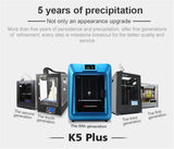 3D Printer High-Resolution Enclosed Large Size Stable XYZ Structure and Recovery Silence Printing Used for School Education