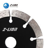 Z-LION 5" Wall Chaser Diamond Tuck Point Blade Chaser And Widen Cracks Concrete Marble Circular Saw Disc Blade Rozadora Tool