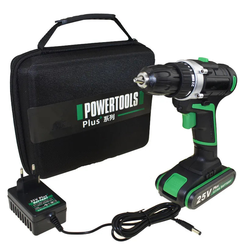 High Performance Sensitivity 25V Electric Drill Cordless Drill  Power Tools Rechargeable Lithium Battery Electric Screwdriver