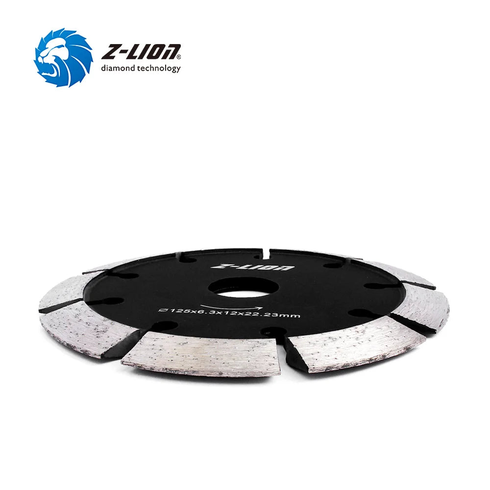 Z-LION 5" Wall Chaser Diamond Tuck Point Blade Chaser And Widen Cracks Concrete Marble Circular Saw Disc Blade Rozadora Tool