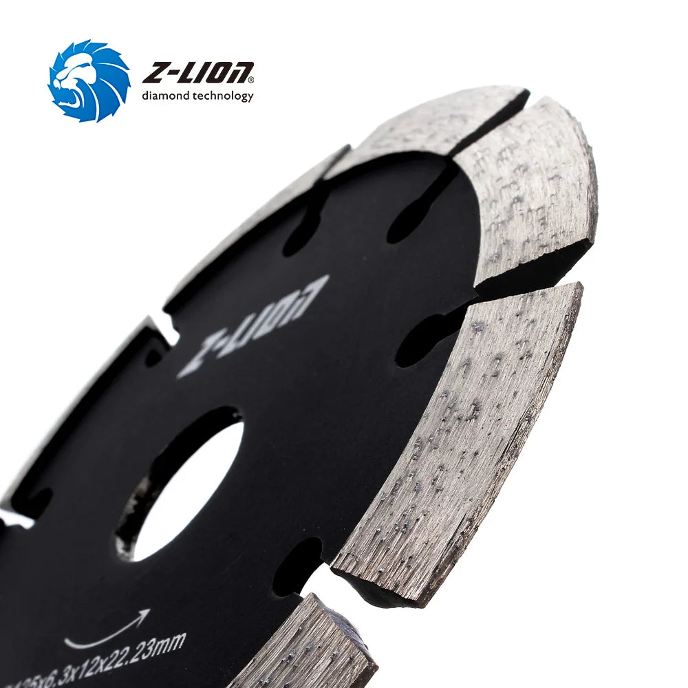 Z-LION 5" Wall Chaser Diamond Tuck Point Blade Chaser And Widen Cracks Concrete Marble Circular Saw Disc Blade Rozadora Tool