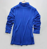 Women's Silk Turtleneck Basic Tees Tops Female Elastic Silk Shirt TB1158