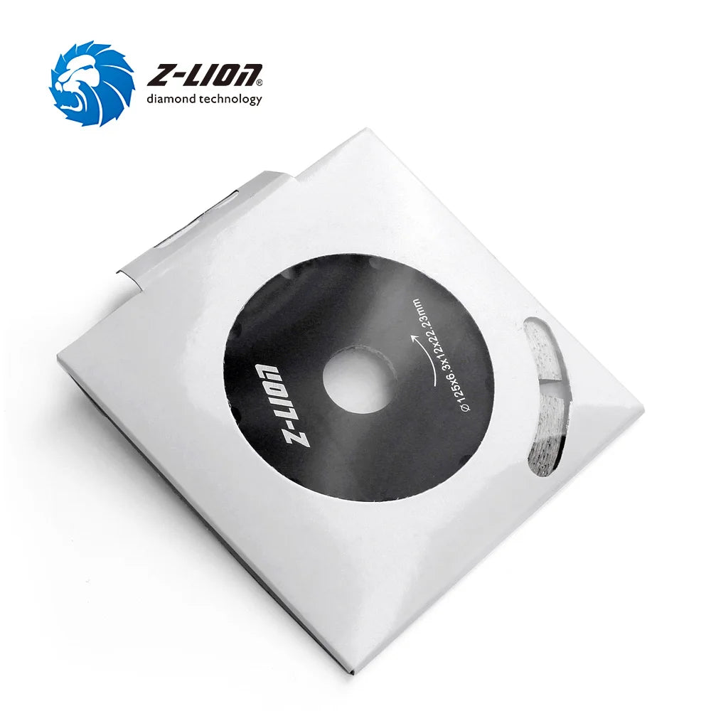 Z-LION 5" Wall Chaser Diamond Tuck Point Blade Chaser And Widen Cracks Concrete Marble Circular Saw Disc Blade Rozadora Tool