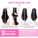 30Inch Body Wave Transparent 13x6 Lace Front Human Hair Wigs Remy Raw Indian Wavy 13x4 Lace Frontal Wig For Women Closure Wig