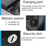 48V 30AH Electric Bike Battery 21700 Cells 60V 52V 48V Bikes Downtube Polly L-G 72V 15AH Scooter E-Bike Battery Pack for 0-2000W