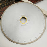 DT-DIATOOL 2pcs 200/350MM Wet Diamond Ceramic Cutting Disc Saw Blades With Hook Slot Bore 60mm with 50mm reducer for Tile Marble