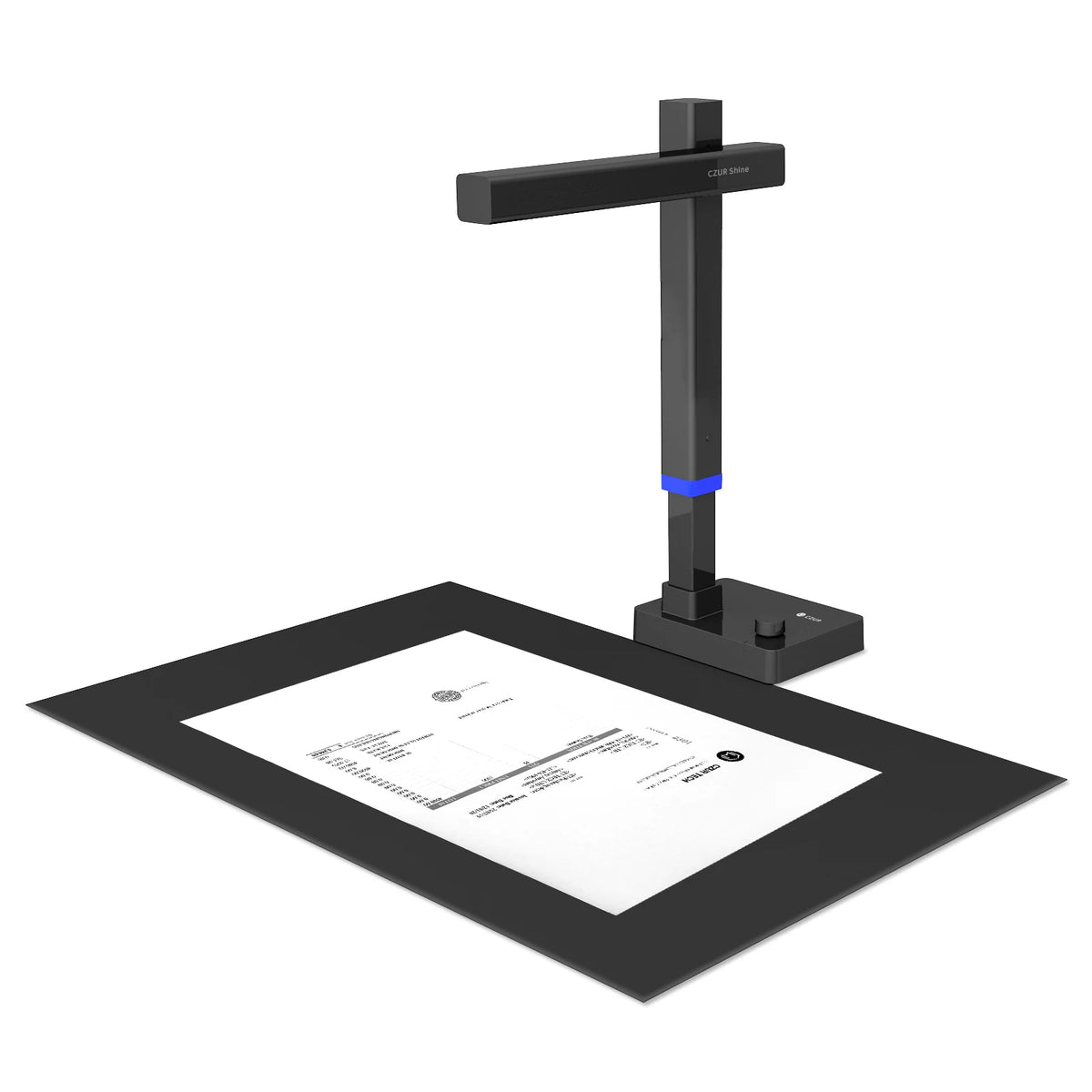 CZUR Shine Ultra Pro Book Scanner, 24MP Document Scanner, Portable USB Document Camera, Scan Max A3 Format w/ Adjustable Height