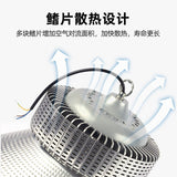 led工矿灯鳍片工厂灯高亮厂房车库照明灯工业吊灯球馆天棚灯批发