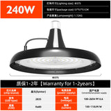 高光效加厚led工矿灯3CC拨码带0-10V调光工业厂房灯ufo感应天棚灯