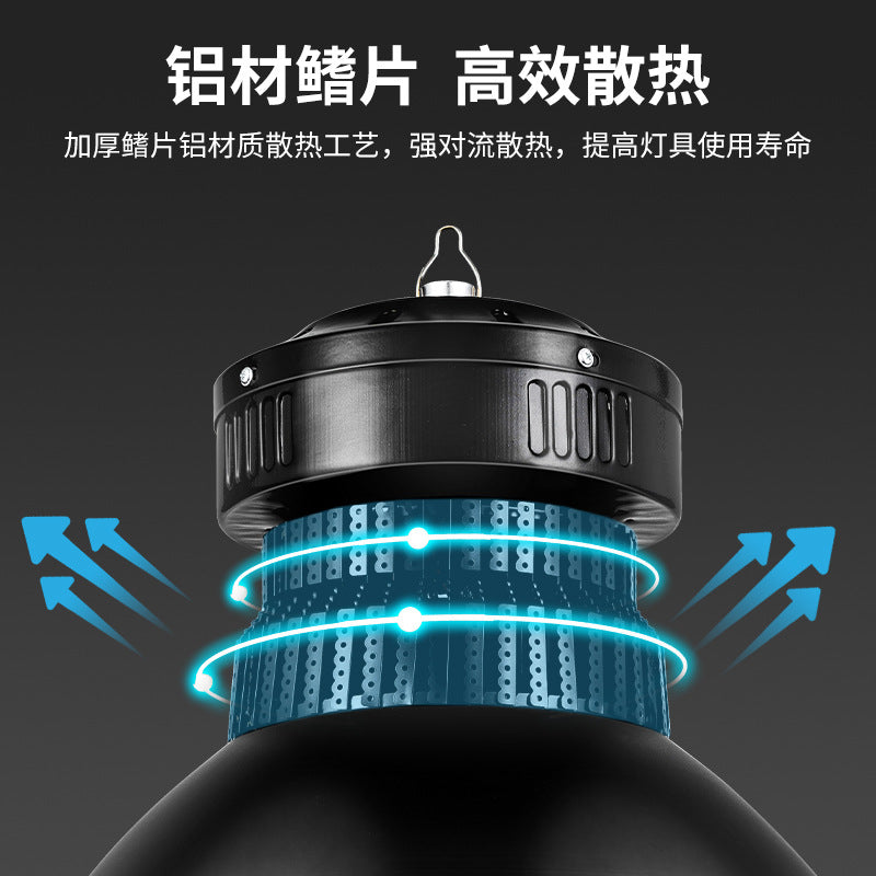 led工矿灯车间灯 室内篮球羽毛球场体育馆灯防炫目灯厂房吊灯批发