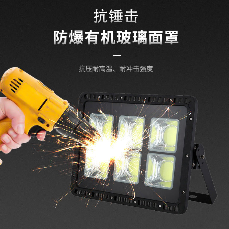 led球场灯户外射灯高杆照明泛光灯公园广场探照灯工地防水投光灯