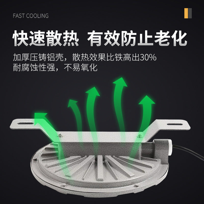 严选LED防爆三防吸顶灯 工业仓库化工厂车间加油站圆形照明吸顶灯