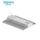 LED平板工矿灯拨码双色温光控感应100W200W300瓦仓储高天棚照明灯
