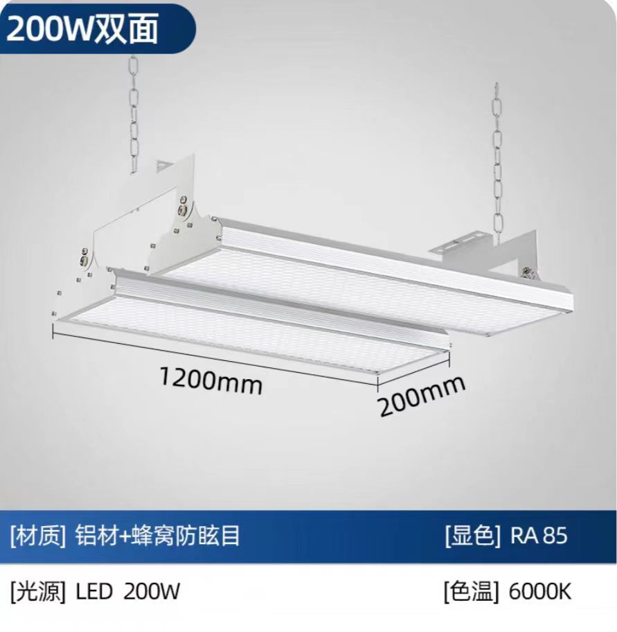 led防眩目超亮羽毛球馆灯网球场棒球场专用灯工业厂房仓库照明灯