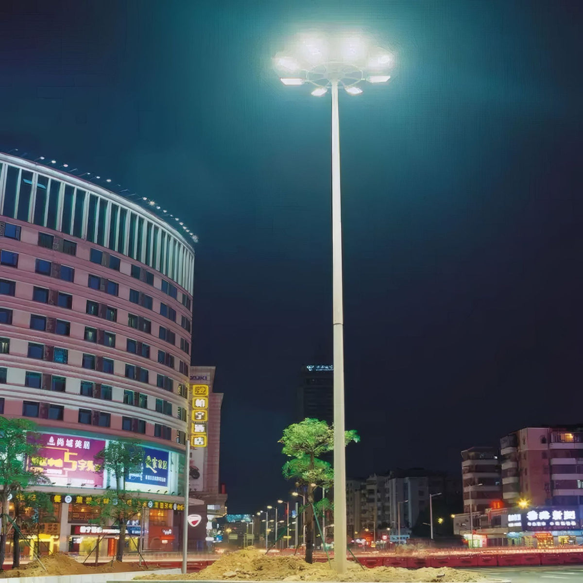 户外LED照明高杆灯 大型广场车站升降高杆灯学校体育场球场照明灯