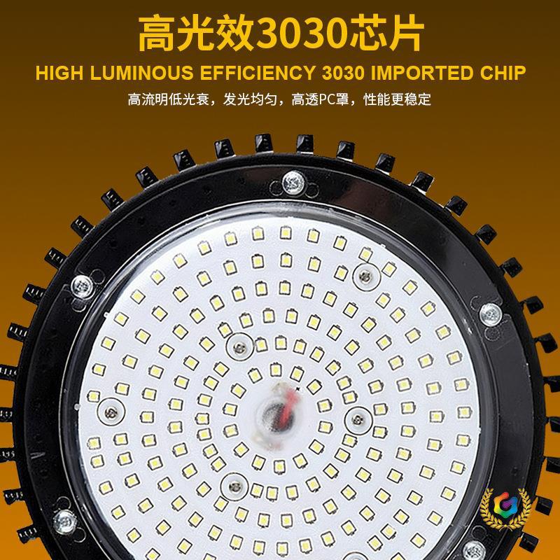led工矿灯鳍片工业厂房仓库照明高低塔吊灯工厂车间厂房灯天棚