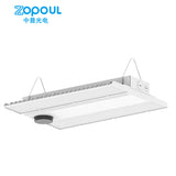 LED平板工矿灯拨码双色温光控感应100W200W300瓦仓储高天棚照明灯