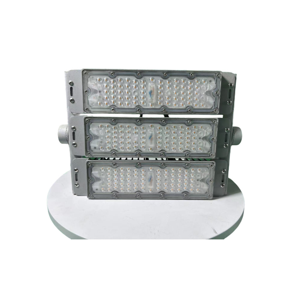 led模组隧道灯高杆照明100w200w通道投光灯户外篮球广场照明灯