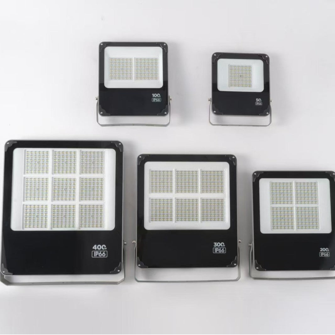 led投光灯元宝大功率隧道灯篮球场50W400w高杆灯防水体育馆照明灯