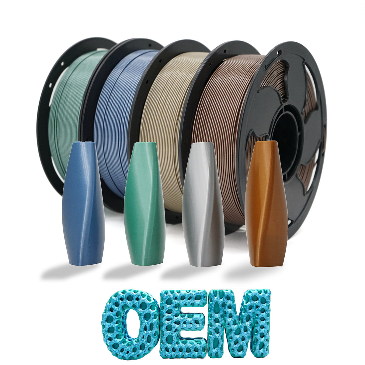 TOKSEN3D打印耗材PETG金属色闪耀PETG Metal filament PETG耗材