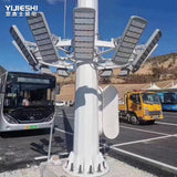 带爬梯升降10米20米30米广场小区球场体育馆码头户外照明灯高杆灯