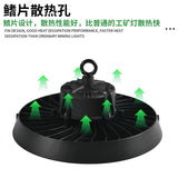 跨境智能调光感应led工矿灯 厂房球馆车库仓库工矿灯ufo飞碟灯