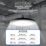跨境LED飞碟灯高光效节能防水工厂仓库天棚照明厂房车间UFO工矿灯