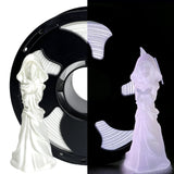 TOKSEN3D打印耗材PLA夜光耗材1KG高光泽夜光彩虹PLA耗材1.75mm