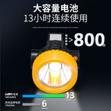 可跨境工业矿灯型号矿灯强续航黄色BK3000头戴防水led头灯
