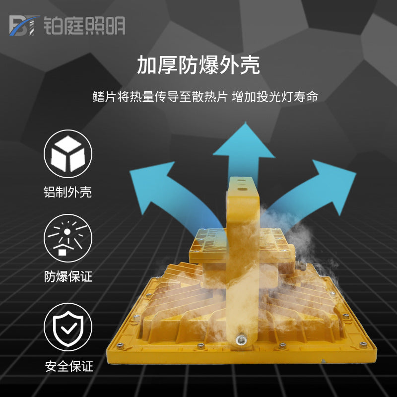 工业led防爆灯 防水工厂车间仓库防爆灯泛光灯照明灯投光灯射灯