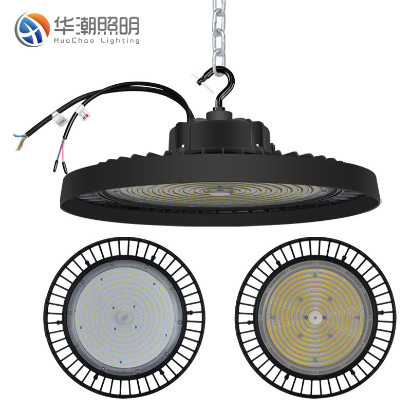 跨境led工矿灯高亮100W飞碟灯防水工厂车间仓库羽毛球馆照明灯具