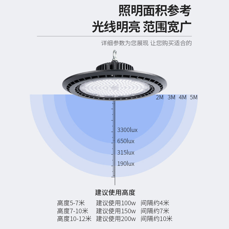 工厂直营跨境ufo工矿灯球场灯车间仓库照明UFO飞碟灯led工矿灯