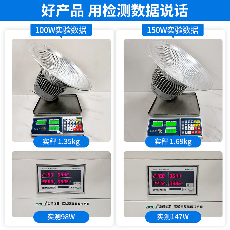 led鳍片工矿灯 高亮150W200W车间厂房照明大功率工厂仓库天棚吊灯