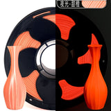 TOKSEN3D打印耗材PLA夜光耗材1KG高光泽夜光彩虹PLA耗材1.75mm