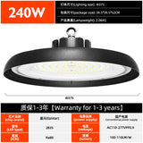 高光效加厚led工矿灯3CC拨码带0-10V调光工业厂房灯ufo感应天棚灯