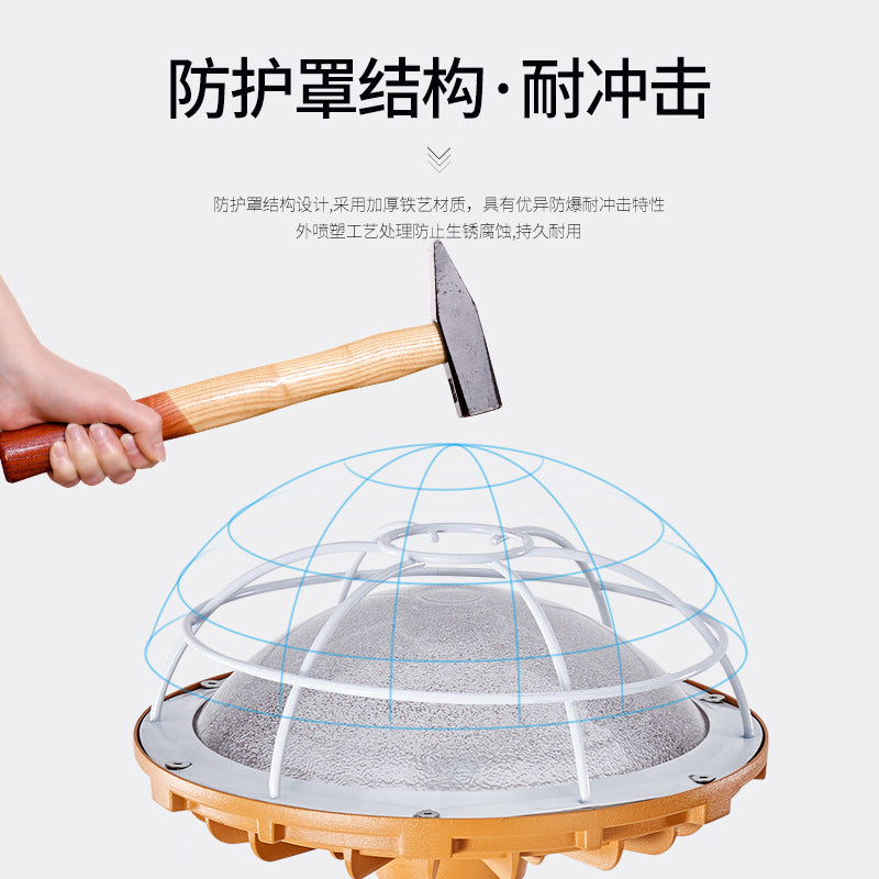 跨境防水防尘防腐车间仓库三防工业照明厂房灯led工矿灯防爆灯