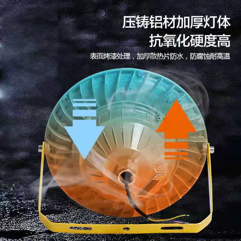 LED防爆灯100W工程款照明灯车间仓库吊顶天棚灯圆形LED防爆工矿灯