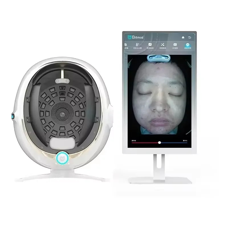 3D Skin Scanner Care Facial Analyzer Monitor Machine Magic Mirror Testing Detector Face Camera Test Analysis Beauty Machine