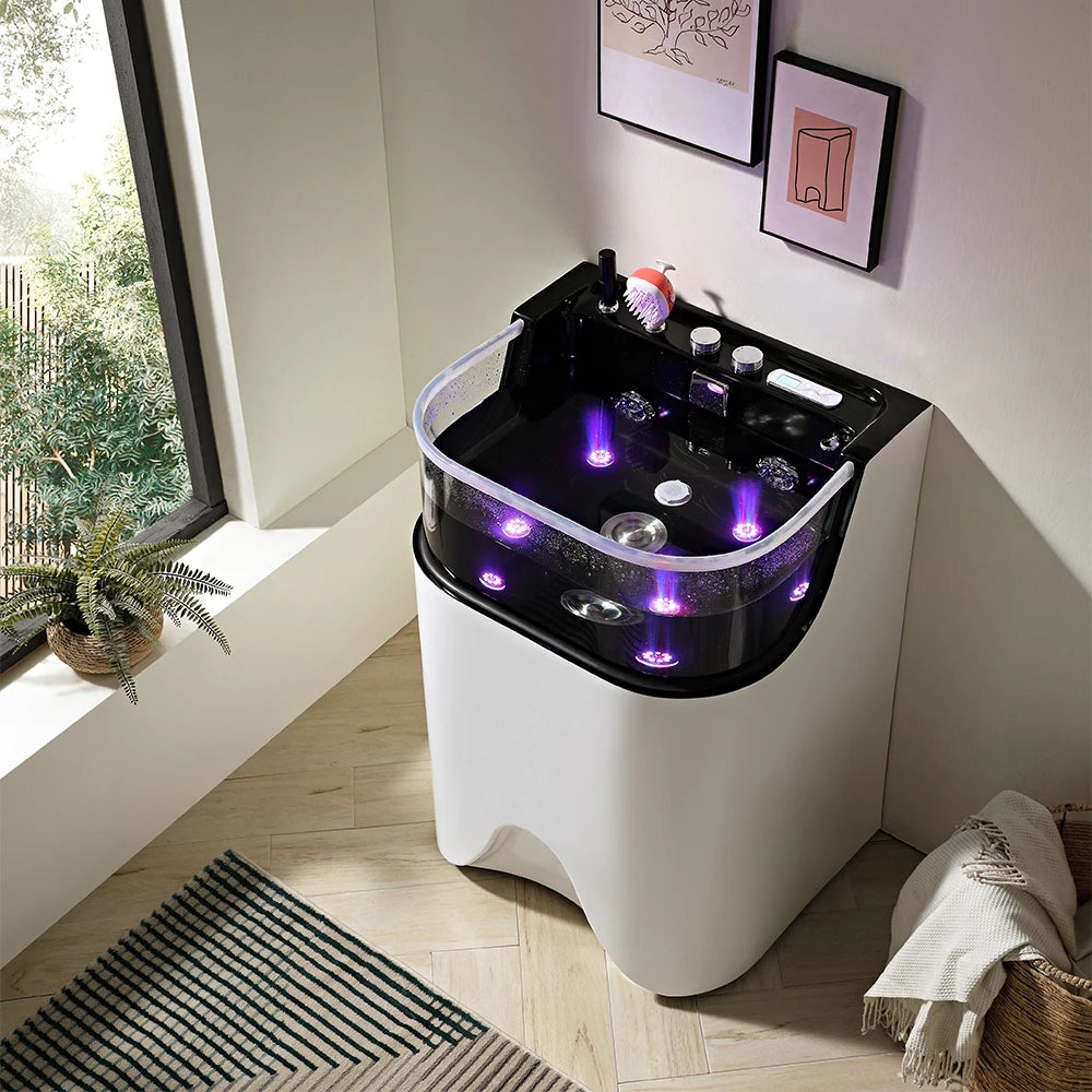 Functional Animal Salon Acrylic Pet Tubs Dog Washing Massage Bathtubs