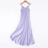 2026 Women's Fashion New 21MM 100% Natural Mulberry Silk Plain Satin Extended French Sexy Adjustable Shoulder Strap Solid Dress