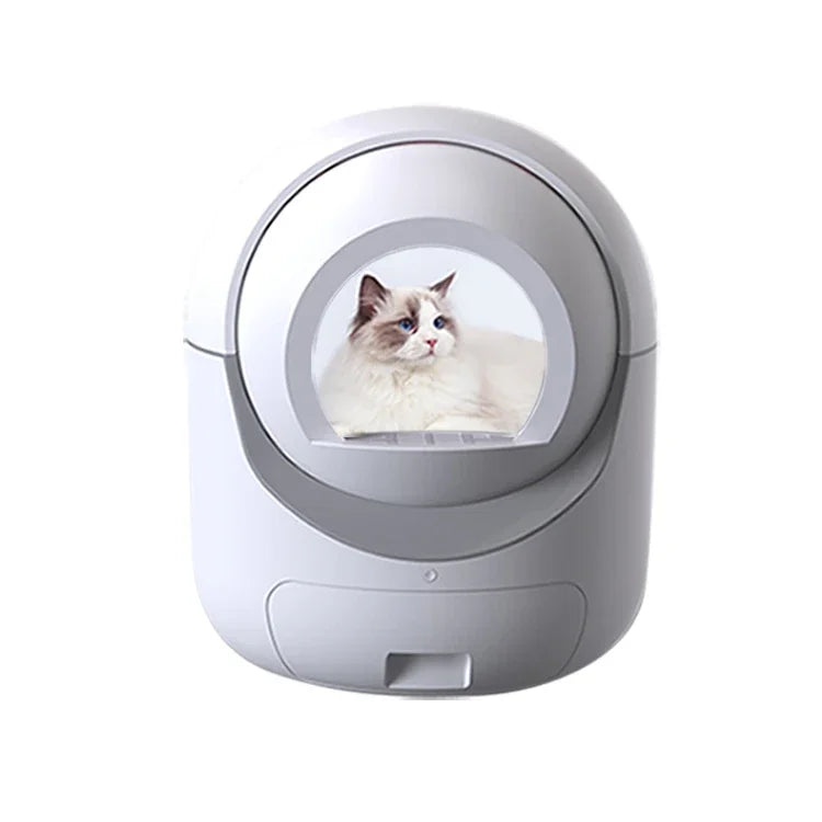 High Quality Intelligent Self-Cleaning for Big Pet Cats Luxury Fully Enclosed Automatic Cat Toilet Cat  Box