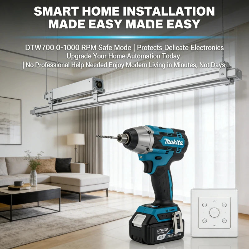 Makita 18V Lithium-Ion Impact Wrench DTW700 - Brushless Technology, Cordless Design, Maximum Torque Performance