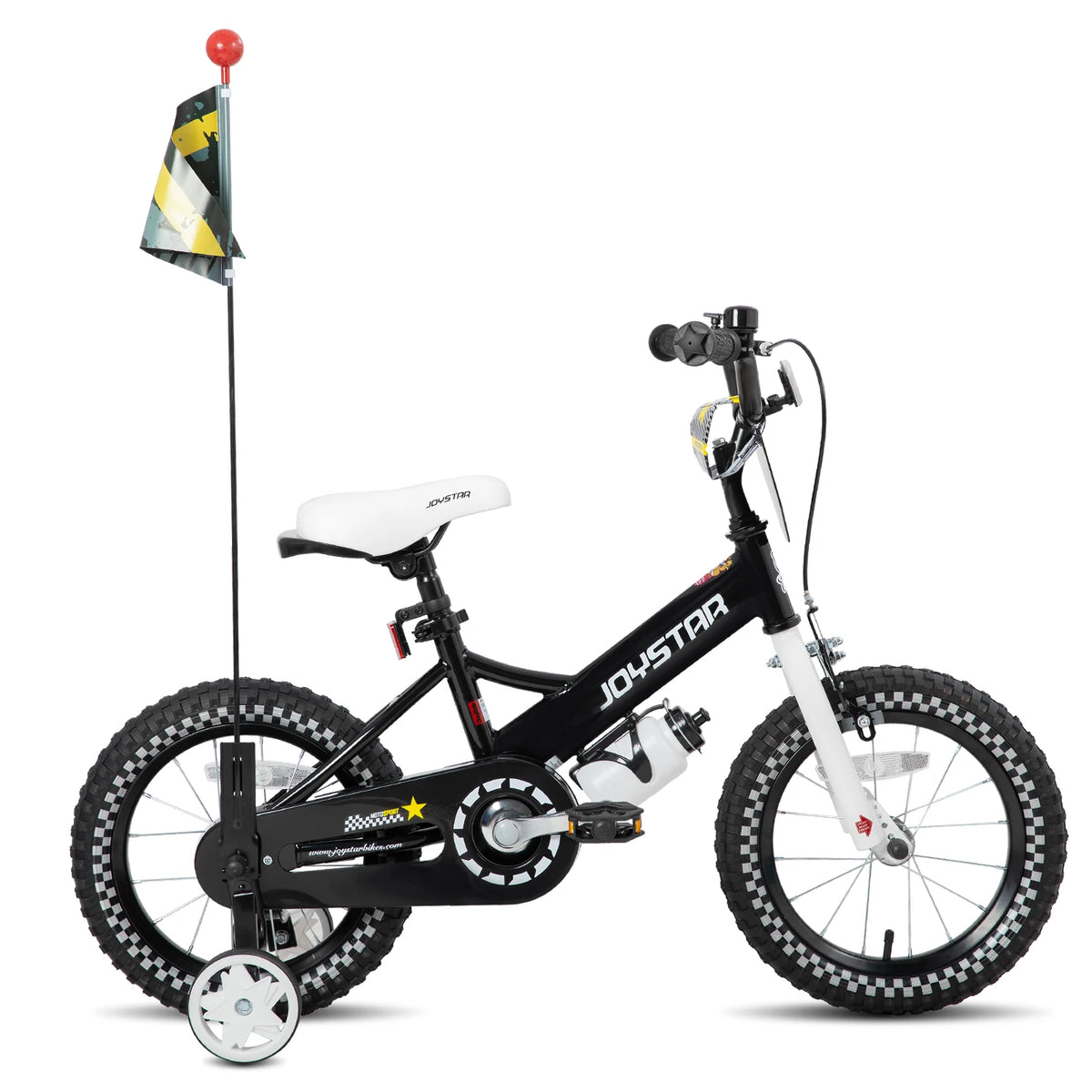 JOYSTAR Little Daisy Kids Bike for Girls Ages 2-7 Years, Bikes with Doll Bike Seat & Streamers,Bikes with Flag & Number Plate