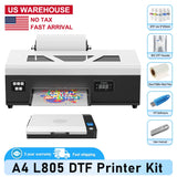 A4 DTF Printer For Epson L805 DTF Printer Direct Printing Transfer For Clothing Fabric T-shirt jean bag printing machine A4 DTF