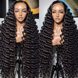 300 Density Loose Deep Wave 13x6 Hd Lace Front Human Hair Wig For Women