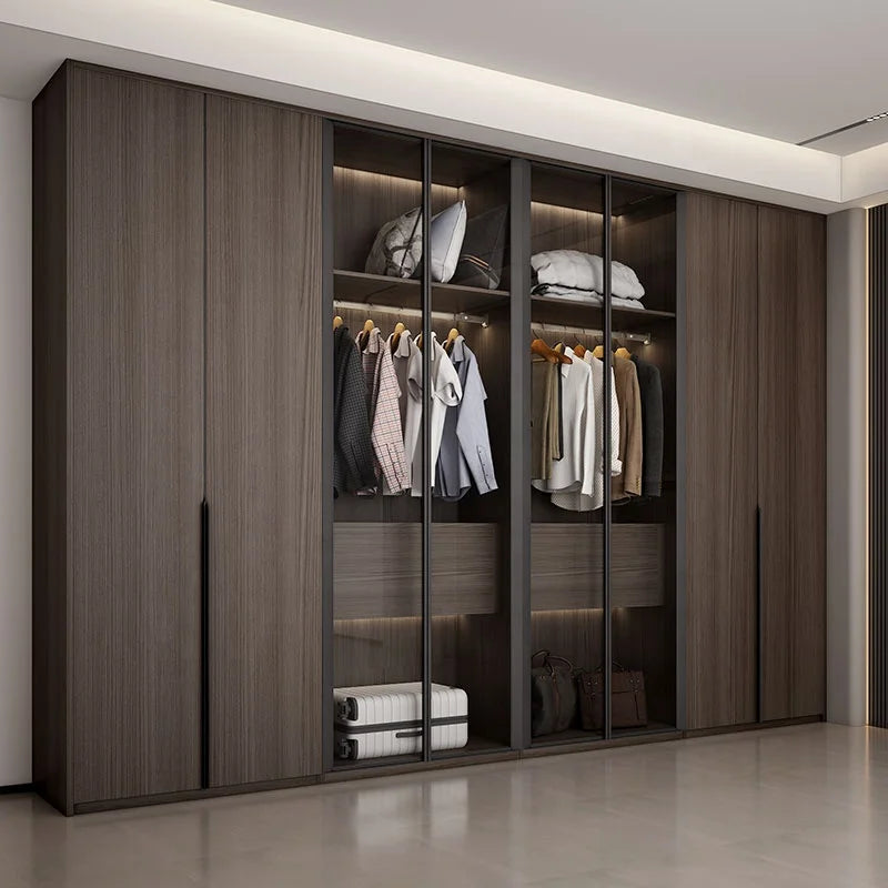 Customized Modern Wardrobes Cabinet Bedroom Furniture Storage Armoire Wardrobe Closet Designs