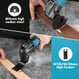 Makita 18V Cordless Oscillating Tool Brushless 6-Speed Quick Release Renovator for Home DIY Cutting Shoveling Work